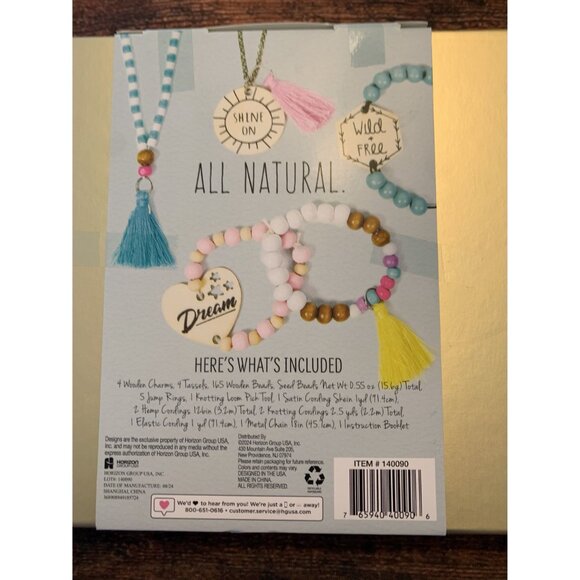 STMT DIY Wooden Charm & Tassel Jewelry Set - Picture 4 of 5